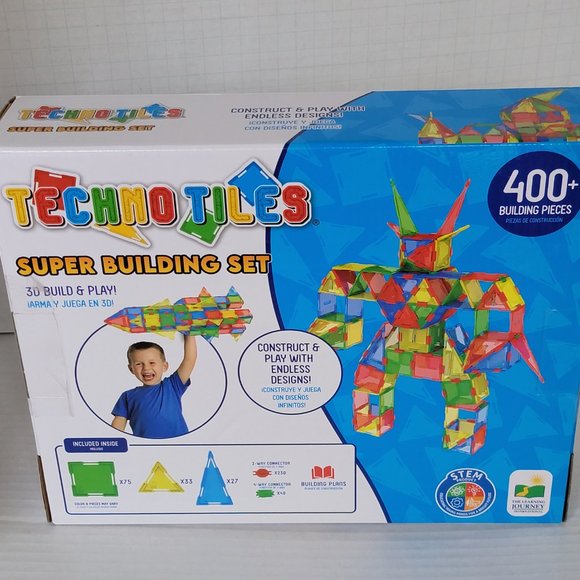 New The Learning Journey Techno Tiles Super Set (400+ Pieces) - Picture 6 of 9